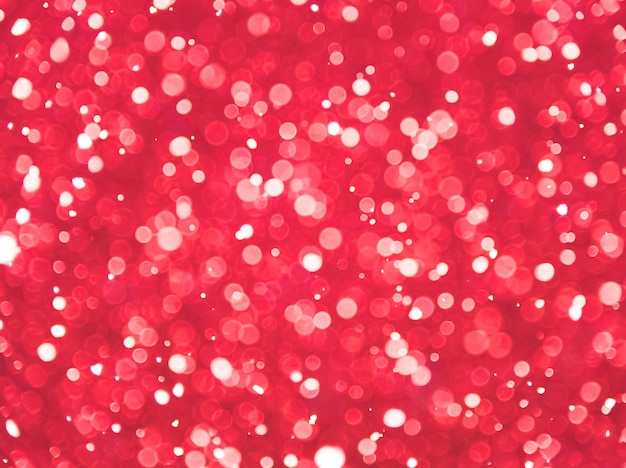 Red bokeh background