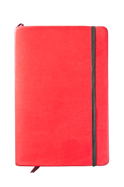 Red book cover isolated