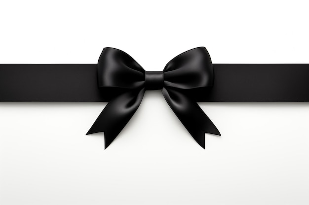 Red bow and ribbon Vector realistic design element