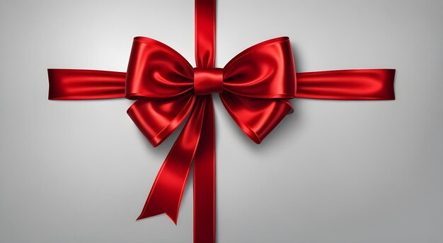 a red bow with a bow on it