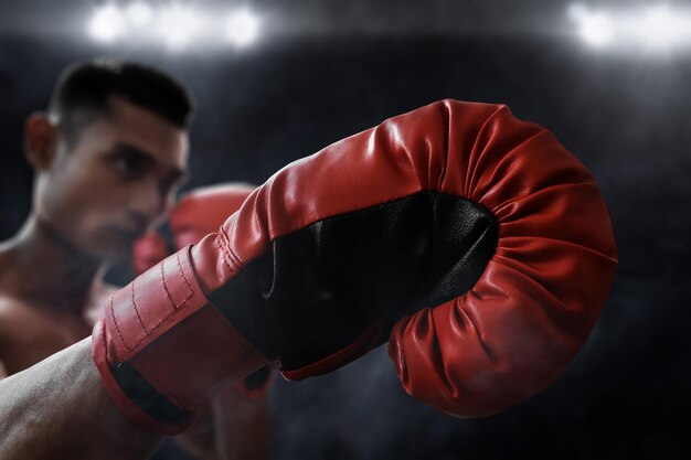 red boxing glove