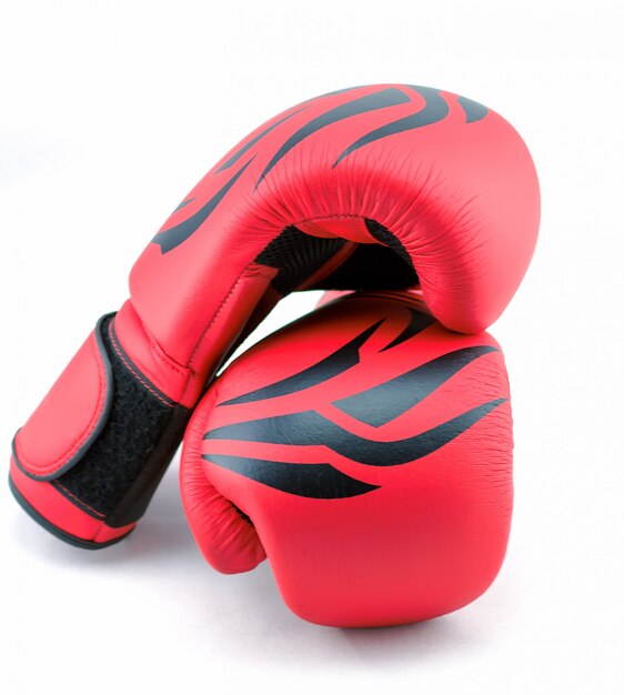 red boxing gloves