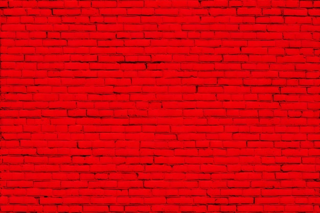 Red brick background pattern Brickwork Background of red bricks