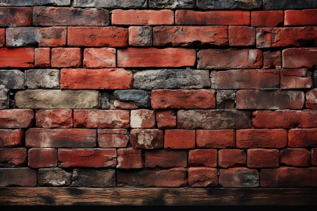 red brick background