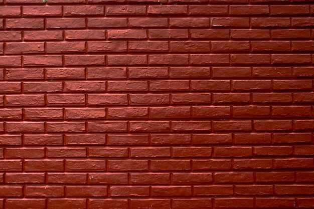 Photo red brick block walls, abstract red cement texture background