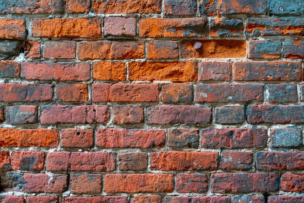 Red brick building wall