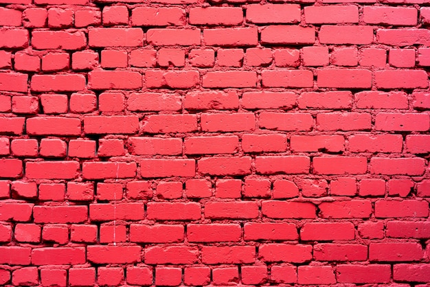 Red brick building wall