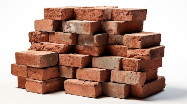 Photo red brick stack uhd wallpaper