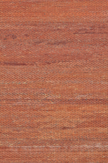 Red brick stone wall