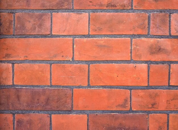 Red brick texture background in Town