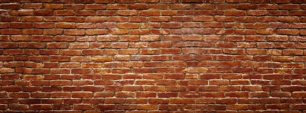 red brick wall as background