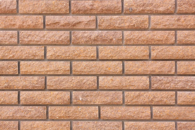 Red Brick Wall Background Texture extreme closeup.