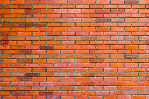 Red brick wall background and texture