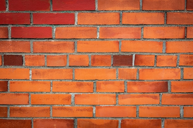 Red brick wall background or texture.