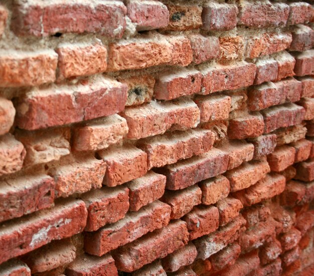 Red brick wall for background