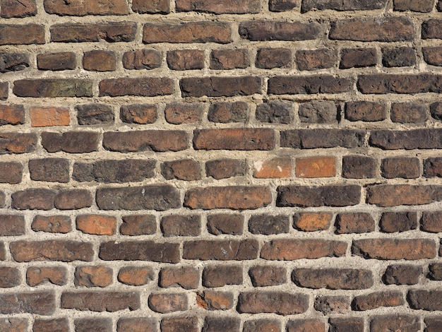 Red brick wall background