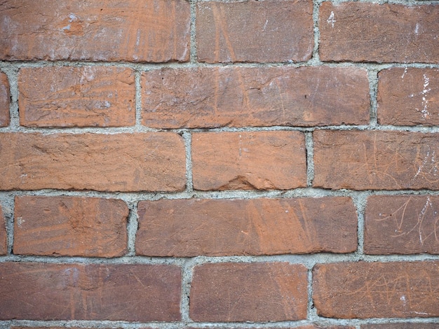 Red brick wall background