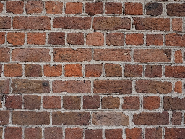 Red brick wall background