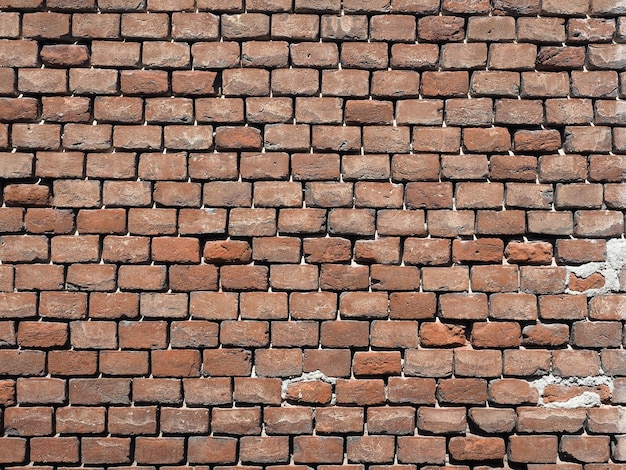 Red brick wall background