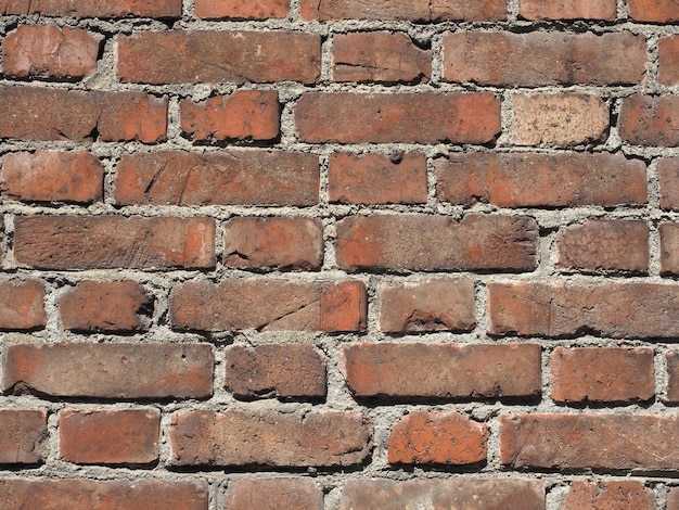 Red brick wall background