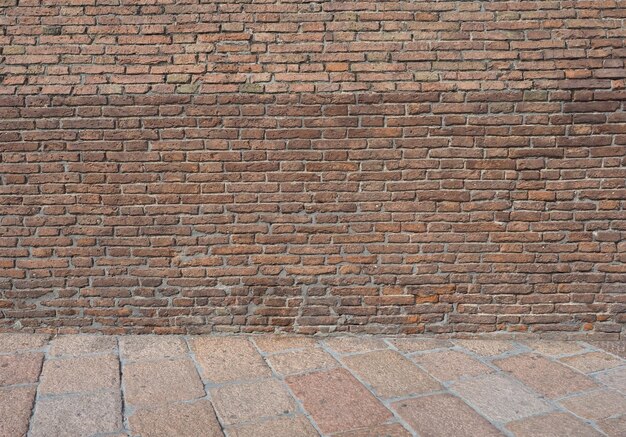 Red Brick Wall Background