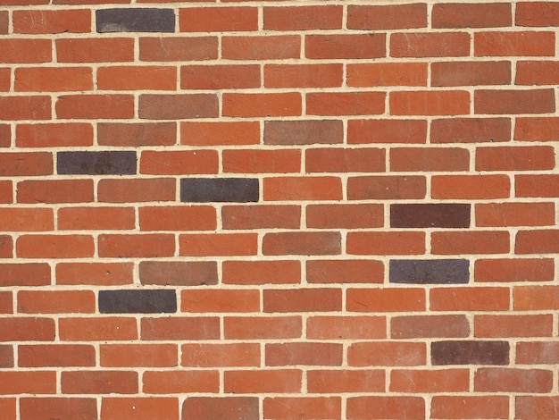 Red brick wall background