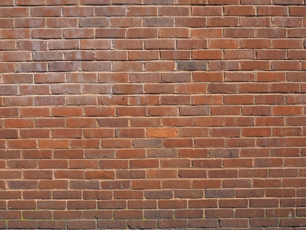 Red brick wall background