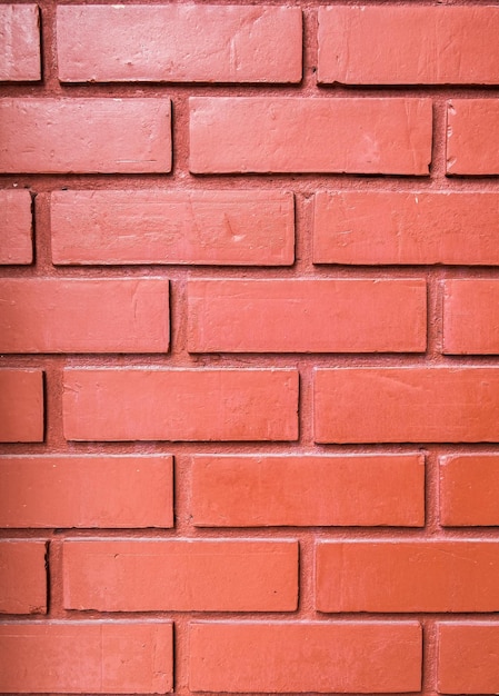 Photo red brick wall background