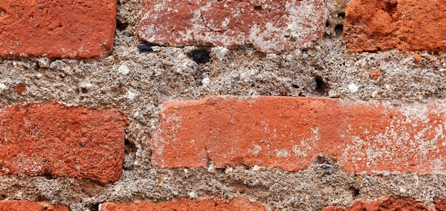 Red brick wall for background