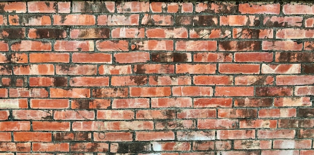 Red brick wall pattern texture