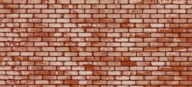 Red brick wall pattern