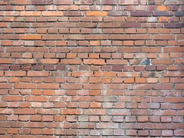 Red brick wall texture background