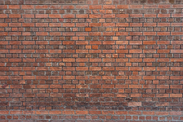 Foto priorità bassa rossa del grunge di struttura del muro di mattoni. sfondo stile moderno, industriale