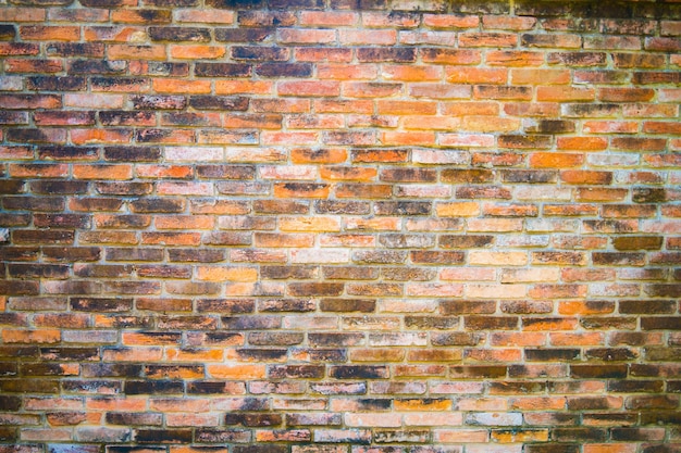 Red brick wall texture of old brown and red brick wall\
background fragment of red brick wall closeup the structure of the\
background template for an inscription mockup for designs