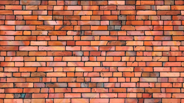 Red brick wall texture