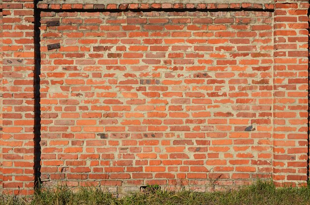 Red brick wall texture