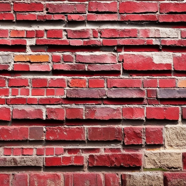 Red brick wallpaper texture