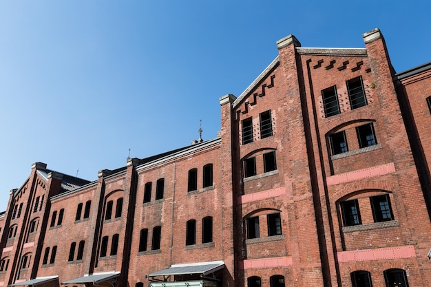 Red brick warehouse in yokohama city