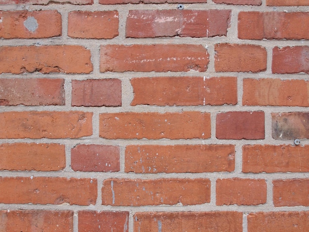 Red bricks wall