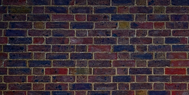 Red bricks on a wall