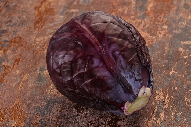 Red bright cabbage