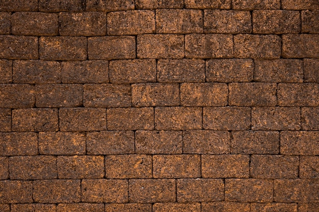 Red brown brick wall texture background.