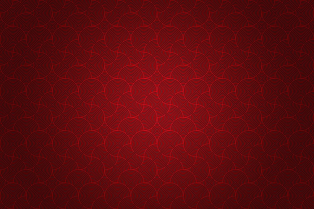 Red and brown wallpaper with a swirl pattern