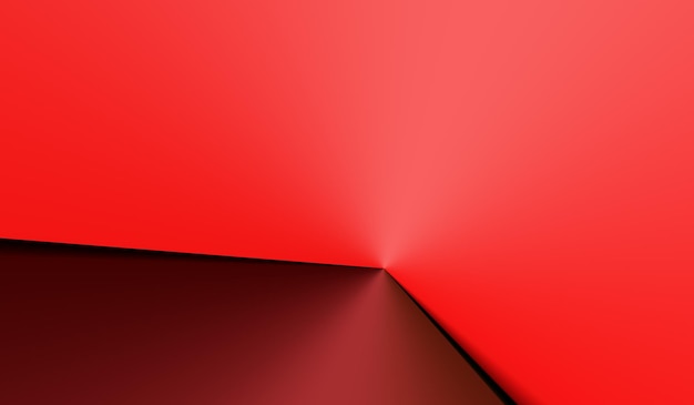 Red brownis paper fold abstract background