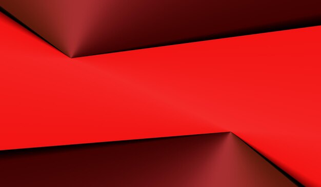 Photo red brownis paper fold abstract background
