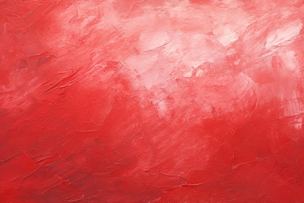 Red brush background with abstract painted texture