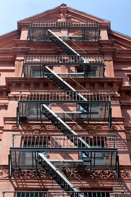 Red building in NYC