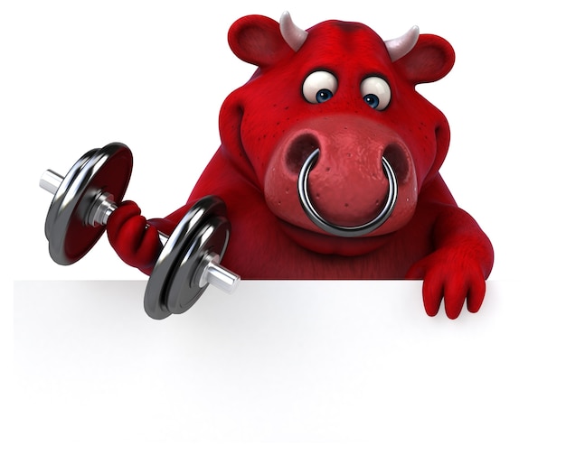 Red bull illustration