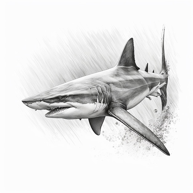 How To Draw A Realistic Shark, Step by Step, Drawing Guide, by JTM93 -  DragoArt