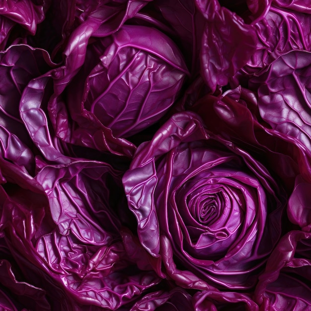 Red Cabbage as seamless tiles